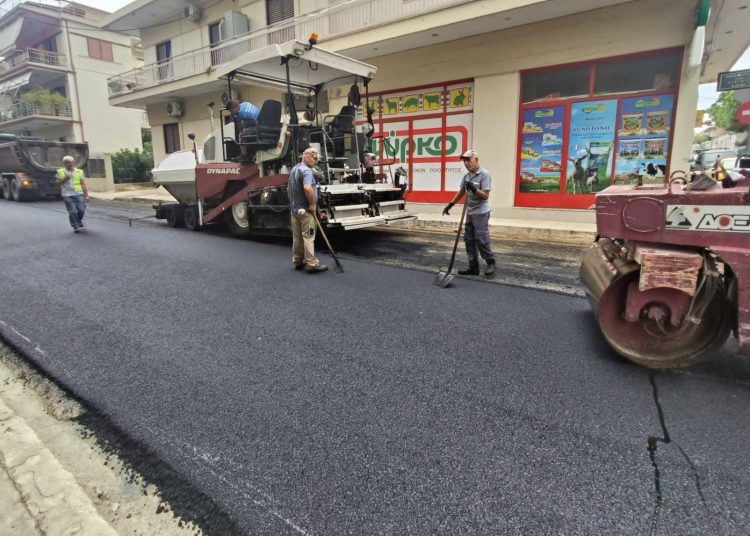 Αμαλιάδα: Αποκαταστάθηκε το οδόστρωμα στη οδό Σισίνη