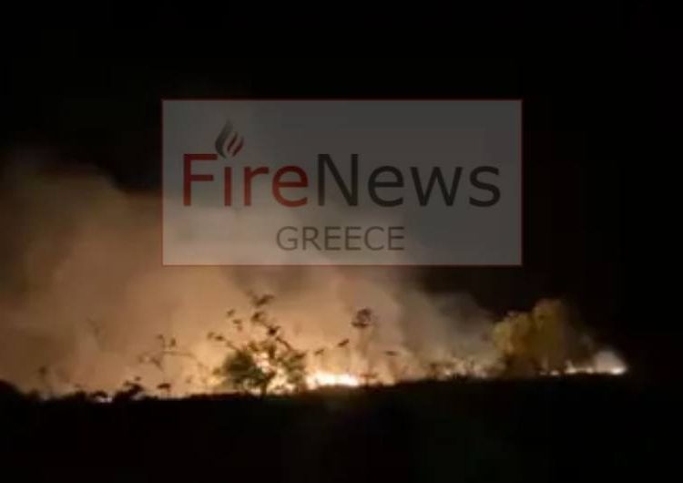 Καβούρι: Φωτιά μεγάλης έκτασης ξέσπασε το βράδυ-Ήχησε το 112