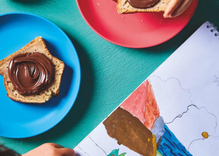 Μπανανόψωμο για το σχολείο ή το γραφείο