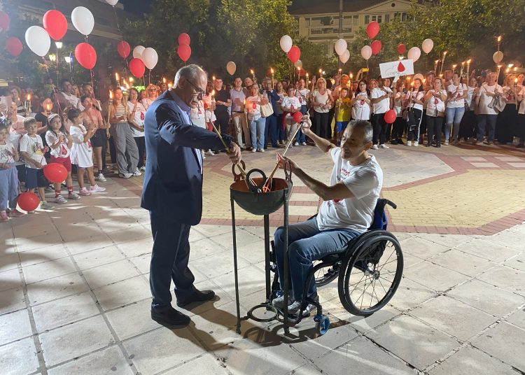 Άναψε η φλόγα της Αγάπης στον Πύργο