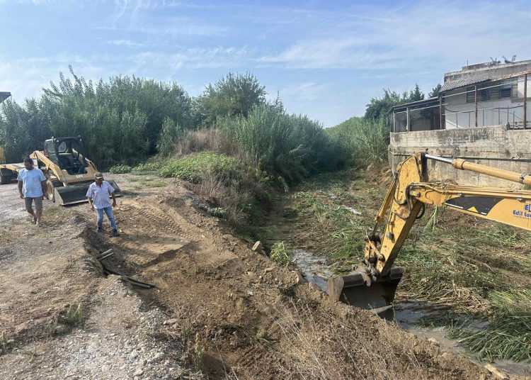 Εργασίες αντιπλημμυρικής θωράκισης στην Ηλεία από την Περιφέρεια