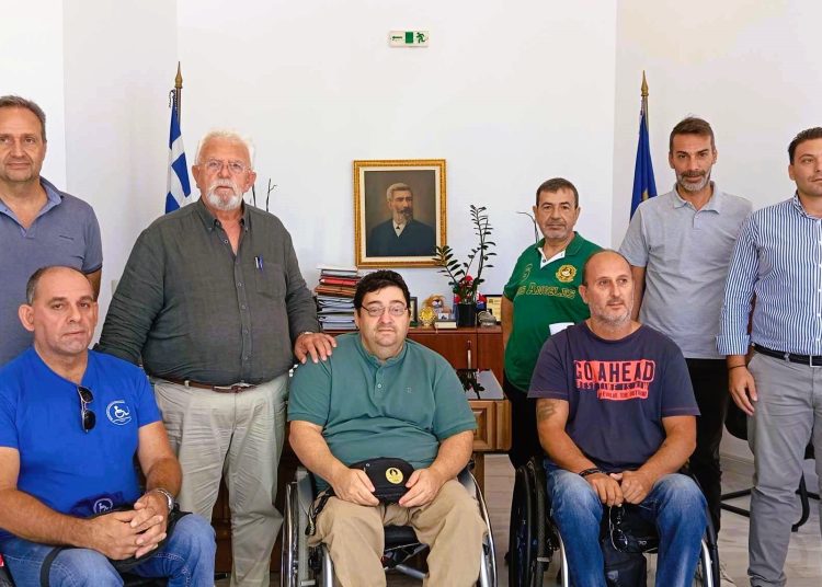 Διαρκής συνεργασία Δήμου Ήλιδας & Σωματείου Παραπληγικών- Κινητικά Ανάπηρων Ηλείας»