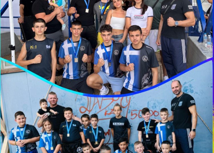 PANAGIOTOPOULOS-PAPADOPOULOS TEAM με 17 μετάλλια στο Πανελλήνιο Κύπελλο Kick Boxing 2024