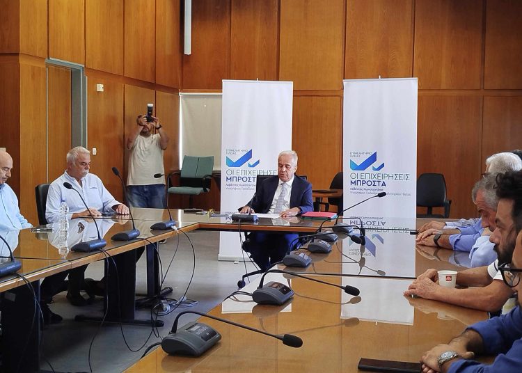 Ανακοίνωση υποψηφιότητας Κώστα Λεβέντη, υποψήφιου προέδρου της επιμελητηριακής παράταξης “Οι Επιχειρήσεις Μπροστά”