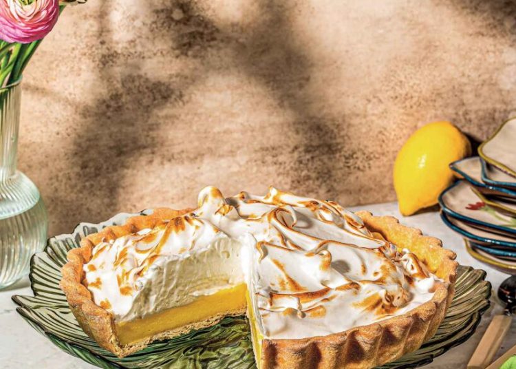 Lemon pie, τάρτα λεμονιού με μαρέγκα