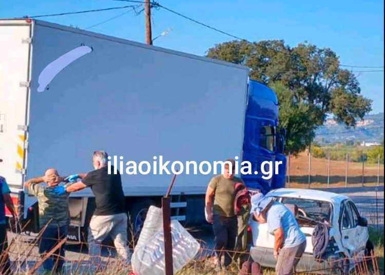 Τροχαίο στον Άγιο Ιωάννη: Φορτηγό συγκρούστηκε με ΙΧ