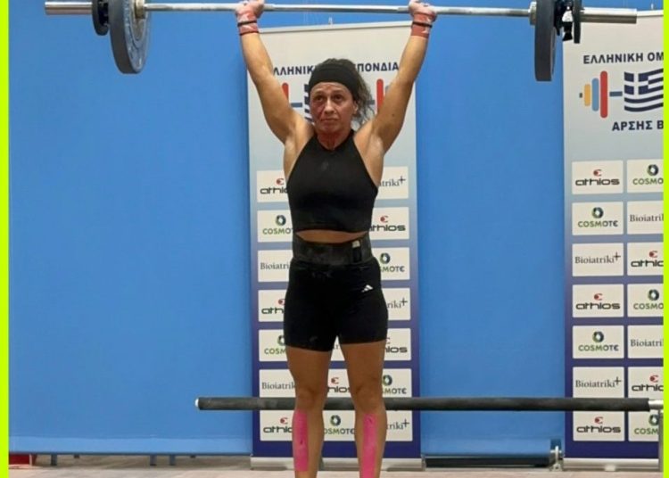 1η στο Ανοιχτό Πρωτάθλημα Άρσης Βαρών η Πυργιώτισσα Κιοσέ Μπεσιάνα