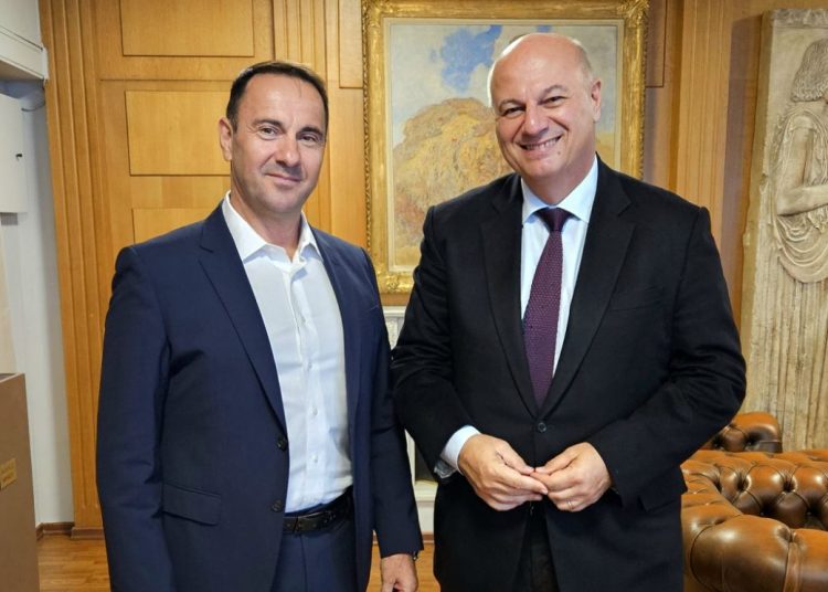 Συνάντηση Μητρόπουλου & Τσιάρα: Άρδευση – αγροτική οδοποιία – αποζημιώσεις τα θέματα