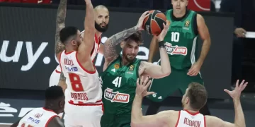 Παναθηναϊκός – Ολυμπιακός 89-94: Ο Φουρνιέ «άλωσε» το ΟΑΚΑ για τους Πειραιώτες στη Euroleague