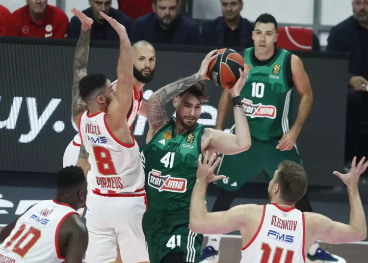 Παναθηναϊκός – Ολυμπιακός 89-94: Ο Φουρνιέ «άλωσε» το ΟΑΚΑ για τους Πειραιώτες στη Euroleague