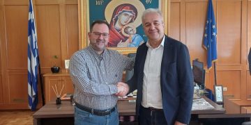 Συνάντηση  Κ. Λεβέντη με Αντιπεριφερειάρχη Ηλείας Ν. Κοροβέση