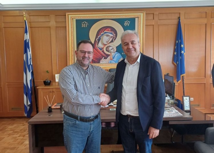 Συνάντηση  Κ. Λεβέντη με Αντιπεριφερειάρχη Ηλείας Ν. Κοροβέση