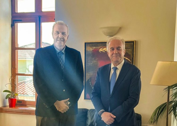 Συνάντηση Κ. Λεβέντη με Πρύτανη Πανεπιστημίου Πελοποννήσου