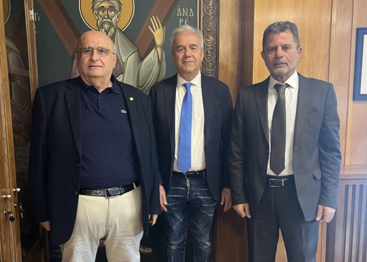 Συνάντηση K. Λεβέντη με τον Πρύτανη Πανεπιστημίου Πατρών