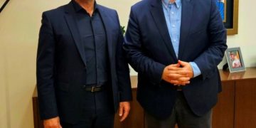 Συνάντηση του Δημάρχου Ζαχάρως με τον υπεύθυνο για τον συντονισμό του Σχεδίου Ανασυγκρότησης Νομού Ηλείας