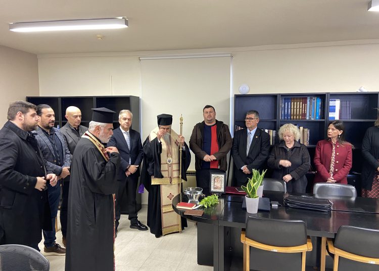 Αγιασμός στο Επιμελητήριο Ηλείας για την νέα χρονιά
