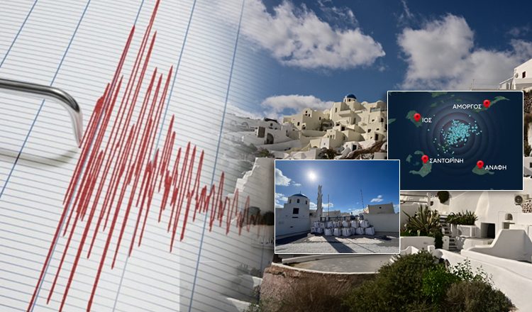 Πάνω από 7.700 σεισμοί έγιναν σε 10 μέρες στη Σαντορίνη. Στις 09.12 την Παρασκευή έγινε σεισμός 4,4 Ρίχτερ