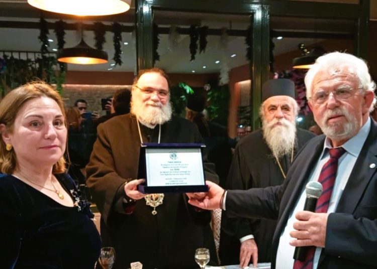 Ο Δήμος Ήλιδας τίμησε τον Μητροπολίτη Ταμασού και Ορεινής Κύπρου