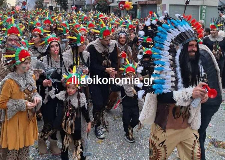 Πύργος: Φαντασμαγορικό το καρναβάλι-Η μεγάλη παρέλαση με πολύ κέφι και χρώματα(Φωτο)