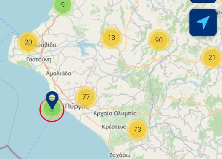 Ηλεία: Νέα εφαρμογή δείχνει τα ασφαλή σημεία σε έκτακτες περιπτώσεις