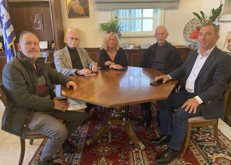Συνάντηση εργασίας του Δημάρχου Πύργου Στάθη Καννή με τη Διοίκηση του Ε.Κ. Πύργου