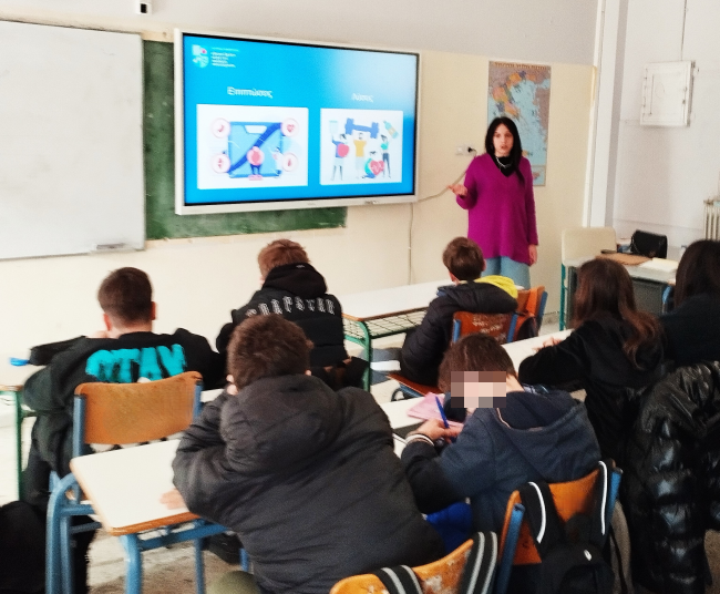 2ο Γυμνάσιο Πύργου: Υλοποίηση εκπαιδευτικού προγράμματος «Το ταξίδι της τροφής»