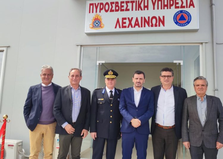 Λεχαινά: Επιτέλους σε νέο κτήριο η Πυροσβεστική Υπηρεσία