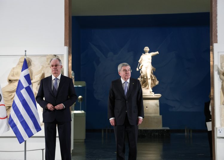 Στην Αρχαία Ολυμπία βρέθηκε σήμερα ο Πρόεδρος της Δημοκρατίας Κ. Τασούλας