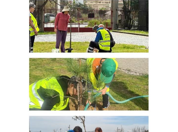 Περιβαλλοντική Δράση Ηλείας & Δήμος Πύργου φύτεψαν δέντρα στο Πάρκο Ξυστρή