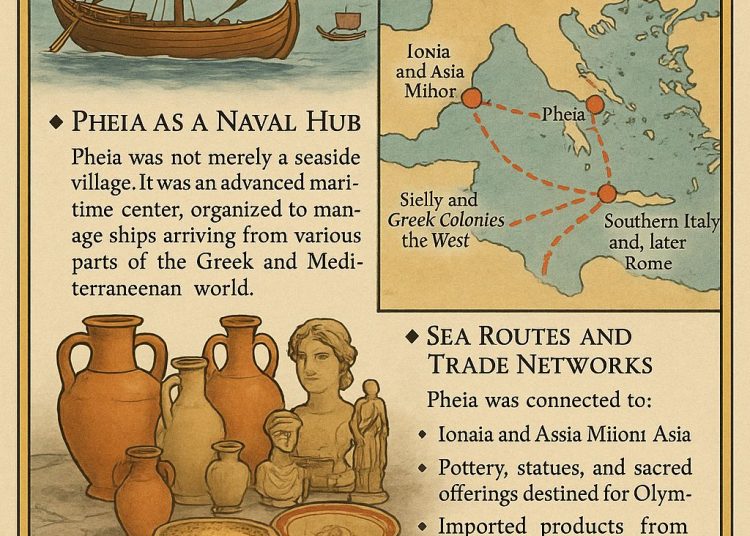 Η ναυσιπλοΐα και το εμπόριο στην αρχαία Φειά-Ήταν ένα ναυτικό κέντρο