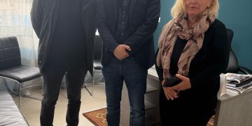 Συνάντηση Νικολακόπουλου με εκπροσώπους του Εργατικού Κέντρου Πύργου