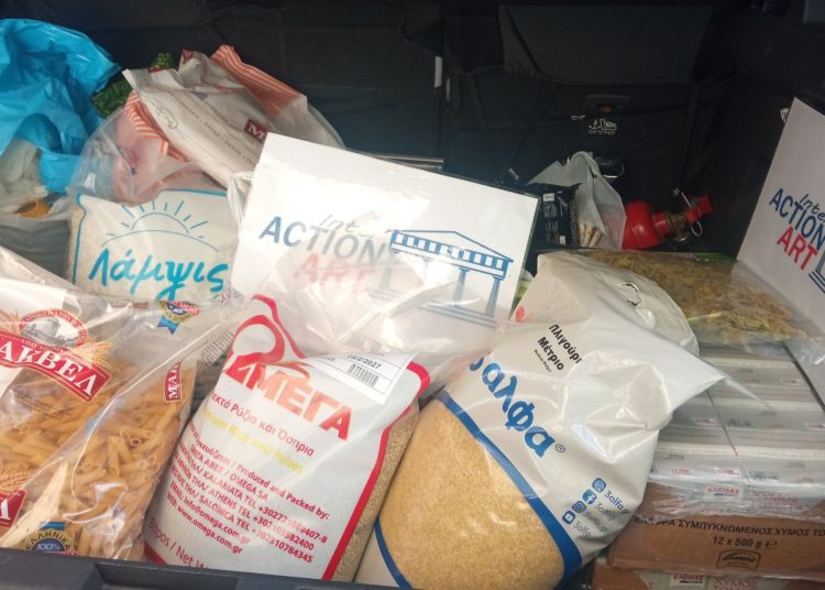 International Action Art Ηλείας: Παρέδωσε τρόφιμα στο άσυλο ανιάτων Ν. Βασιλειάς