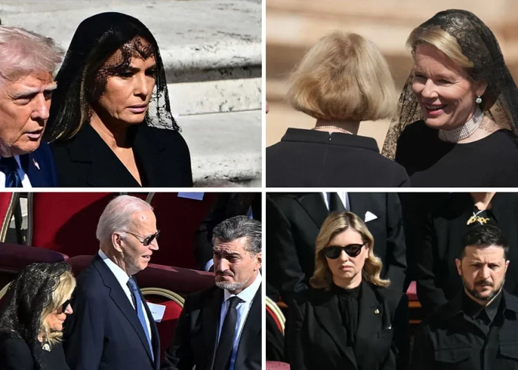 Το dress code των παρευρισκόμενων ηγετών στην κηδεία του Πάπα Φραγκίσκου