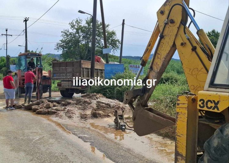 Χωρίς νερό ο Πύργος λόγω βλάβης στον αγωγό στο Λαμπέτι