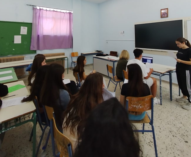 2ο Γυμνάσιο Πύργου: Συμμετοχή μαθητών στο Φεστιβάλ Διασχολικής Συνεργασίας με θέμα τον Γαλλικό πολιτισμό