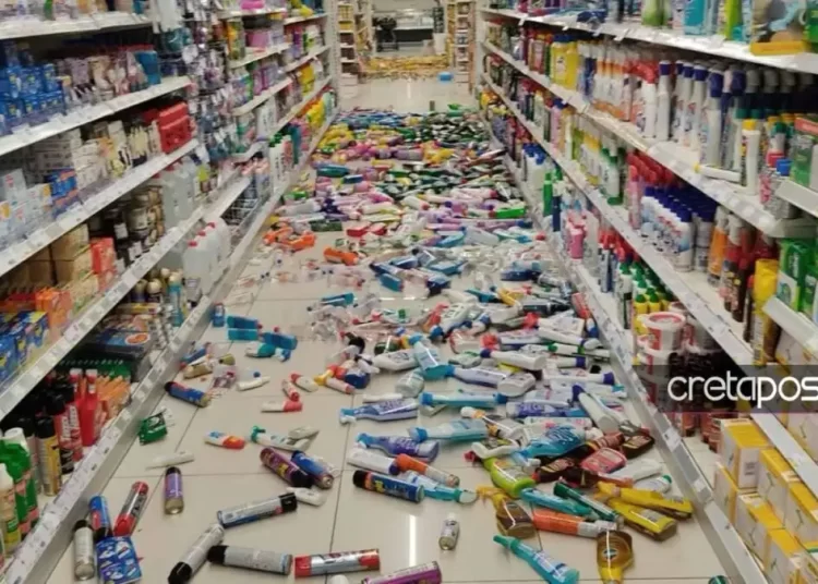 Σεισμός 6,1 Ρίχτερ στην Κρήτη: Μικρές ζημιές και κατολισθήσεις