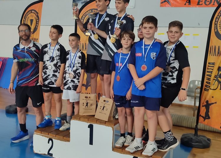 6 μετάλλια στο Πανελλήνιο U13 στον Πύργο ο Φιλαθλητικός