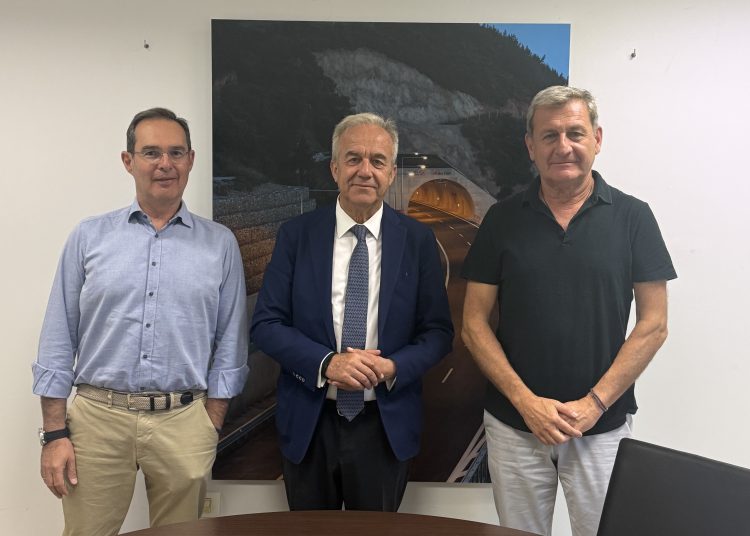 Συνάντηση K.Λεβέντη με τον Διευθύνοντα  Σύμβουλο της Ολυμπίας Οδού