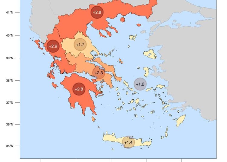 Πελοπόννησος & Δ.Ελλάδα: Ο Ιούνιος του 2025 ο 2ος θερμότερος από το 2010