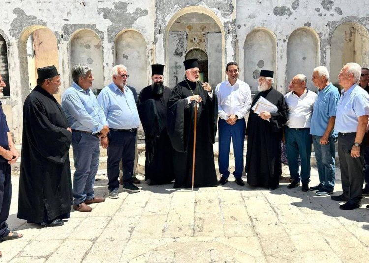 Ιδιαίτερη συγκίνηση στην Πηνεία – Ο Μακαριώτατος Αρχιεπίσκοπος Αμερικής κ.κ. Ελπιδοφόρος επισκέφθηκε την Απιδούλα