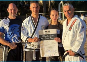 Η Ηλεία 14χρονη Κρουστάλη Ευδοκία κέρδισε Μαύρη Ζώνη 1ο Dan Kick Boxing