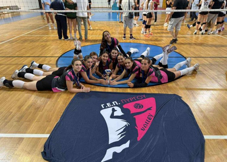 Βόλεϊ ΓΕΠ Πύργου: 2η θέση στην Πελοπόννησο η ομάδα Παγκορασίδων U16