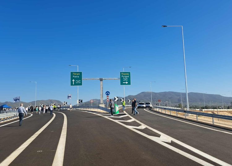 Μητσοτάκης: «Διορθώνουμε μια αδικία»-Εγκαινιάστηκε η νέα Πατρών-Πύργου – ΦΩΤΟ
