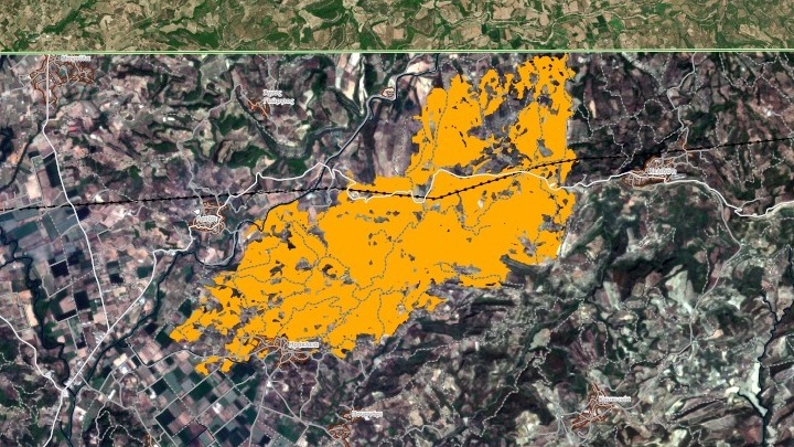 Πυρκαγιά στην Ηλεία: Κάηκαν πάνω από 8.000 στρέμματα σύμφωνα με την υπηρεσία Copernicus