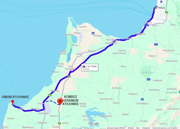 Πατρών-Πύργου: Μεγάλο πρόβλημα με την έξοδο για λιμάνι Κυλλήνης-Ταλαιπωρία οδηγών