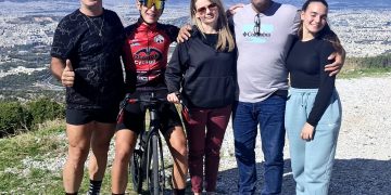 Χάλκινος ο Ποδηλατοδρόμος Πύργου στην Ανάβαση Υμηττού με τον Νικόλα Κοκοσιούλη