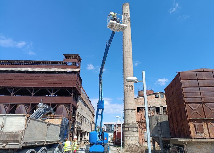 Ξεκίνησαν τα έργα θωράκισης της καμινάδας στο πάρκο Ξυστρή