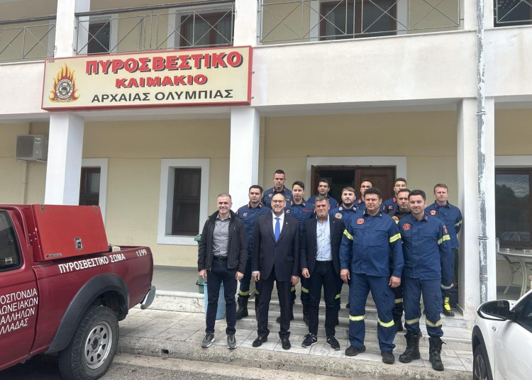 Ολυμπία: Επίσκεψη Γενικών Γραμματέων για εποπτεία πληγέντων περιοχών από τις πυρκαγιές Αυγούστου