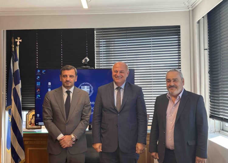 Στο Υπουργείο με Τσιάρα ο Καστρινός για την αγροτική οδοποιία