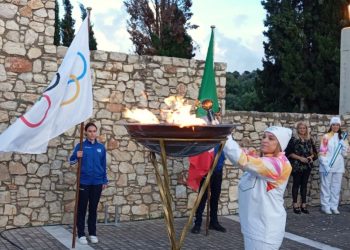 Η Αρχαία Ήλιδα υποδέχθηκε την Ολυμπιακή Φλόγα